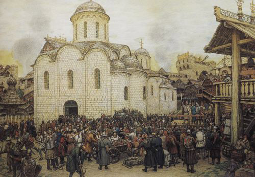 Оборона Москвы от Тохтамыша. XIV век